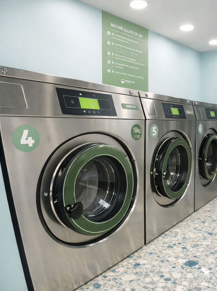 Laverie automatique moderne